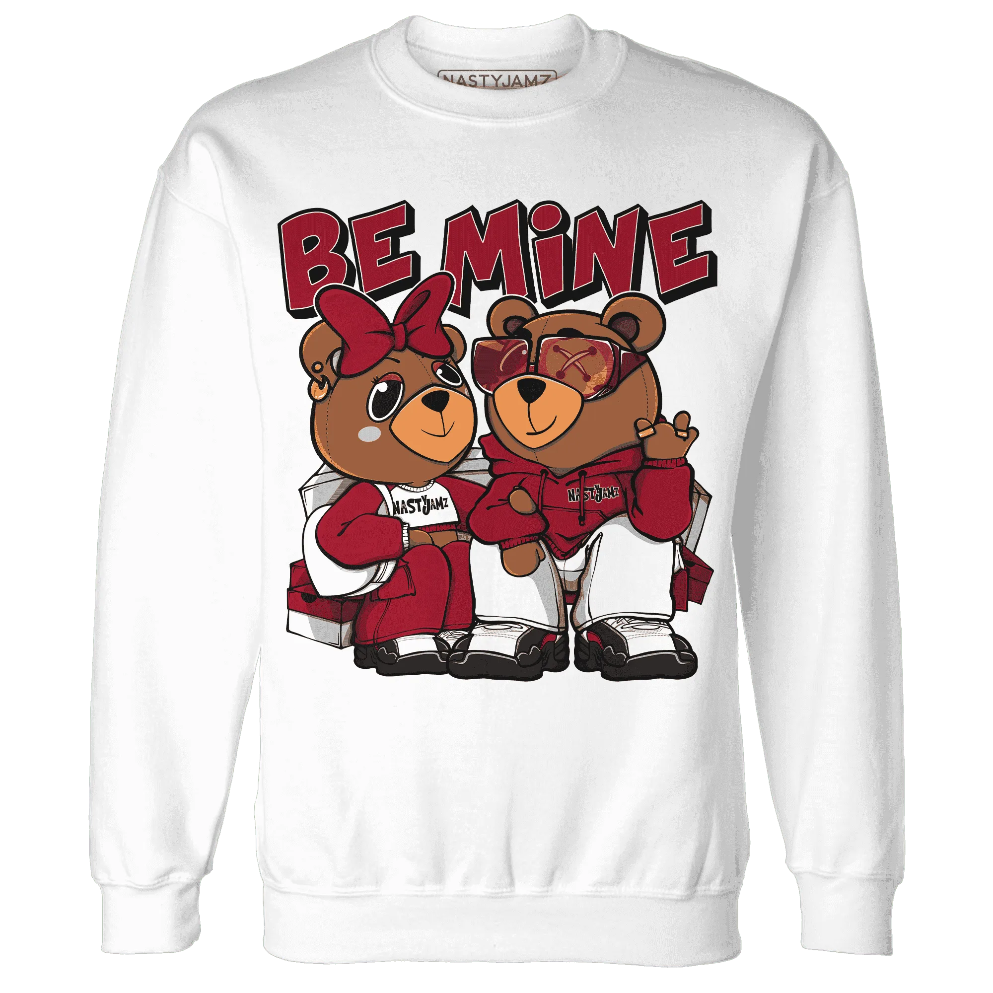 Retro-Red-Taxi-12s-Sweatshirt-Match-Be-Mine-BER