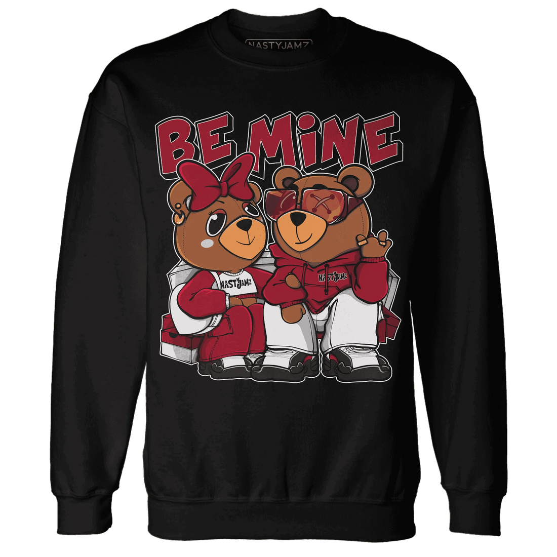 Retro-Red-Taxi-12s-Sweatshirt-Match-Be-Mine-BER
