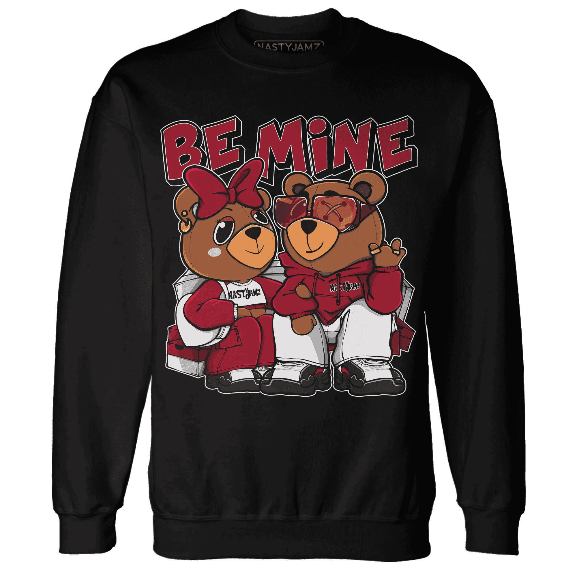 Retro-Red-Taxi-12s-Sweatshirt-Match-Be-Mine-BER