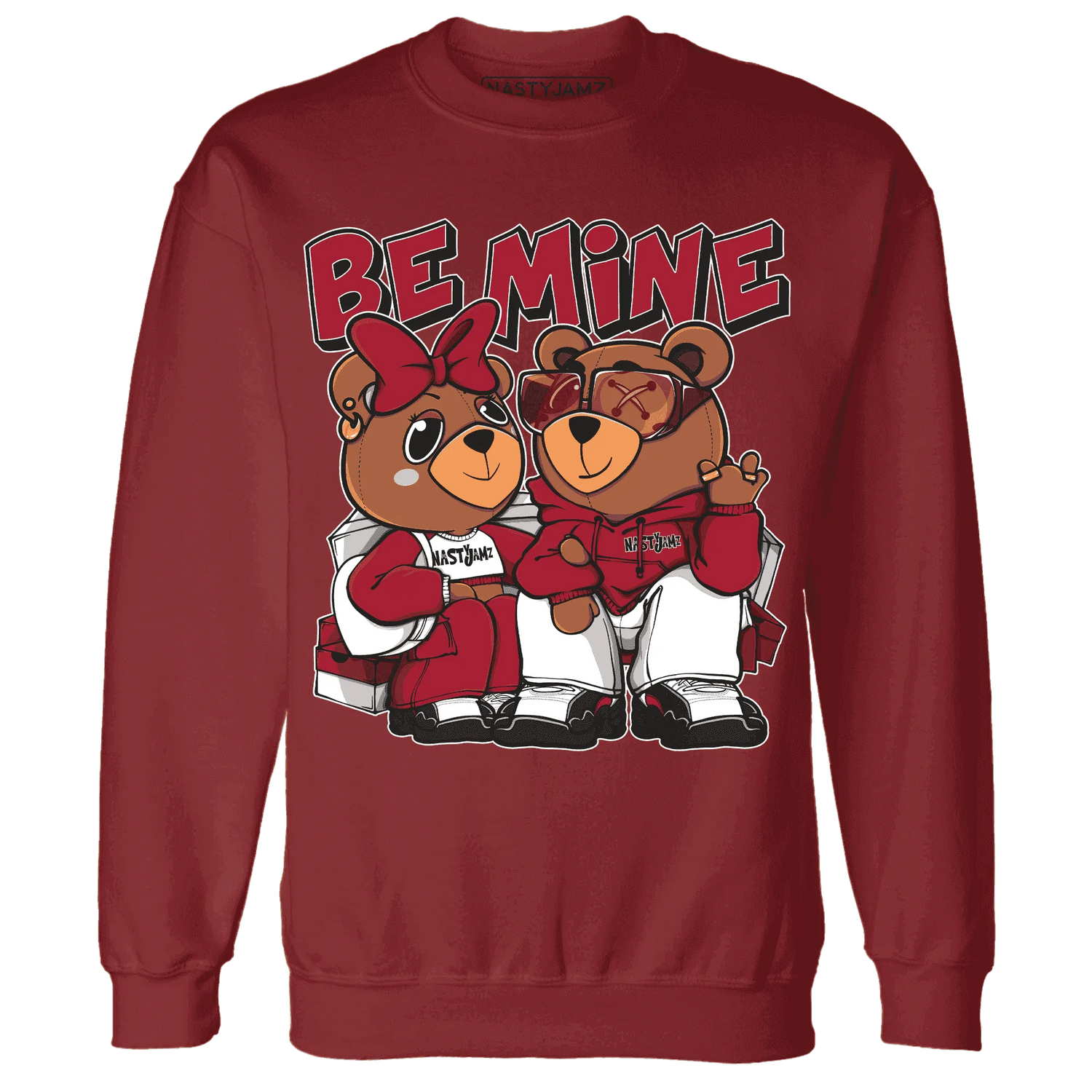 Retro-Red-Taxi-12s-Sweatshirt-Match-Be-Mine-BER