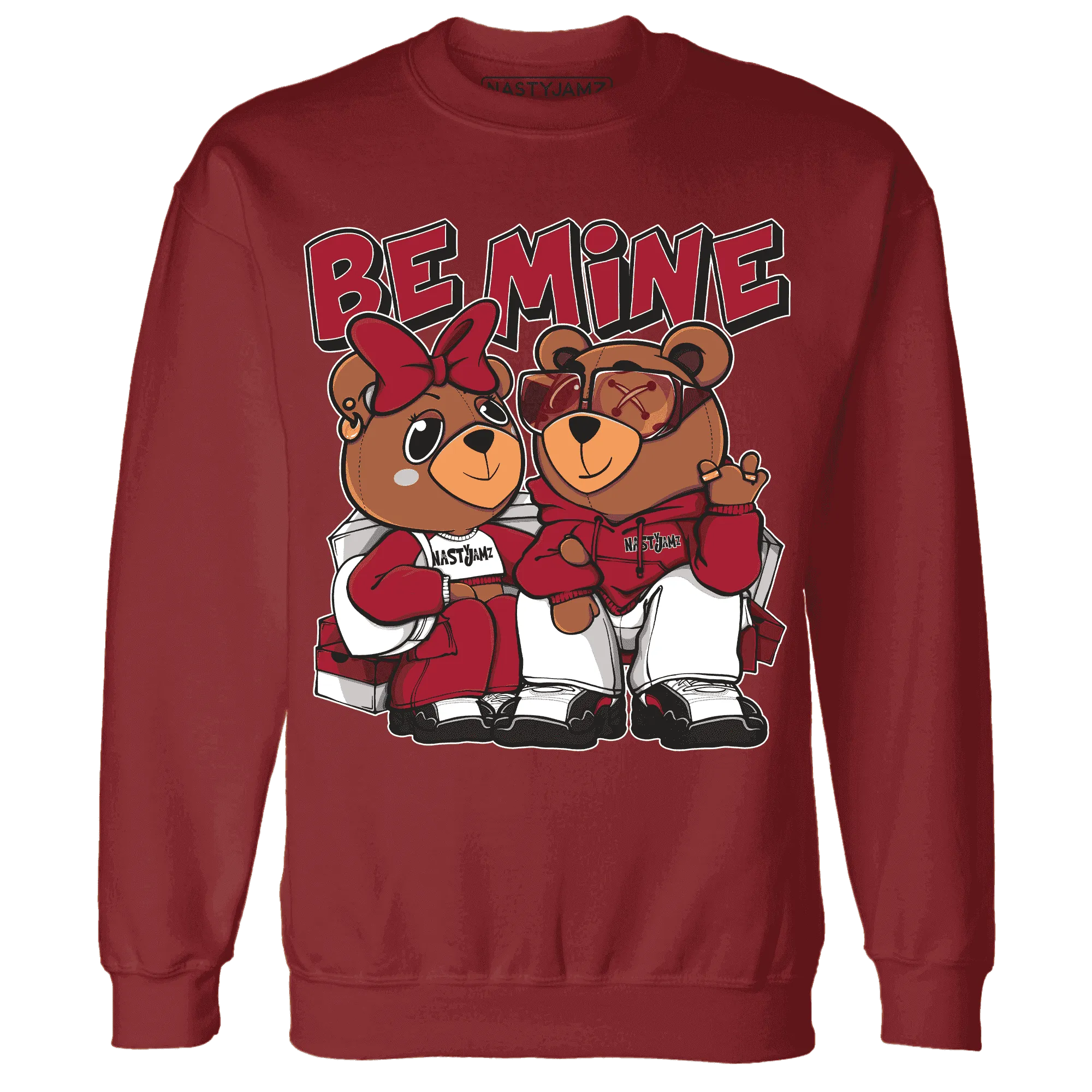 Retro-Red-Taxi-12s-Sweatshirt-Match-Be-Mine-BER