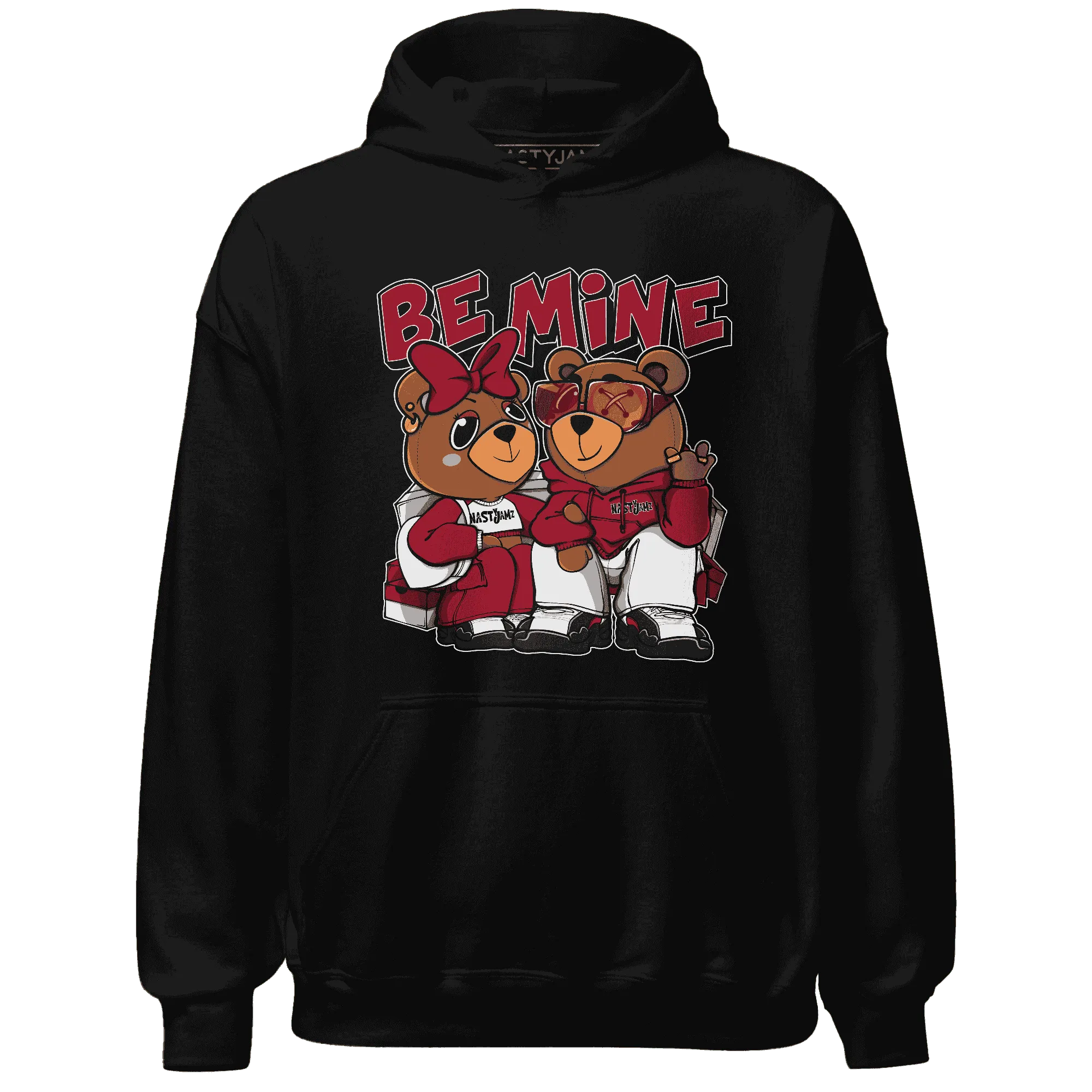 Retro-Red-Taxi-12s-Hoodie-Match-Be-Mine-BER