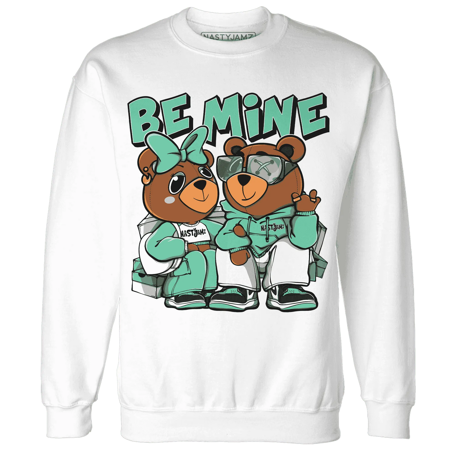High-OG-Green-Glow-1s-Sweatshirt-Match-Be-Mine-BER