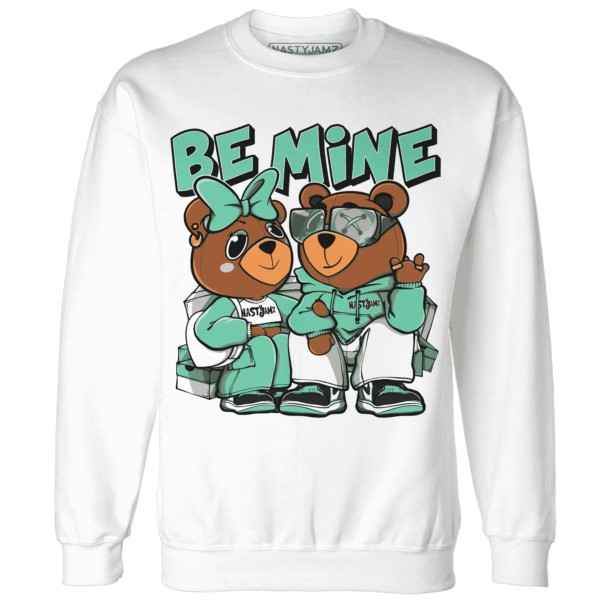 High-OG-Green-Glow-1s-Sweatshirt-Match-Be-Mine-BER