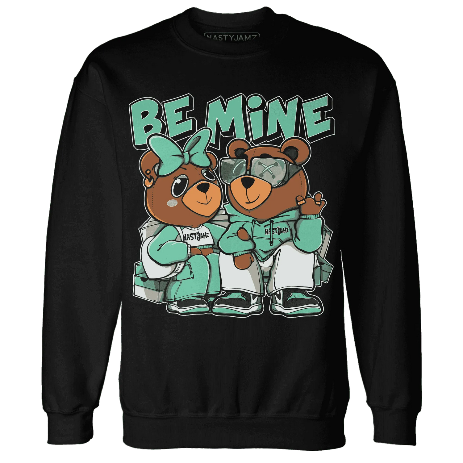 High-OG-Green-Glow-1s-Sweatshirt-Match-Be-Mine-BER