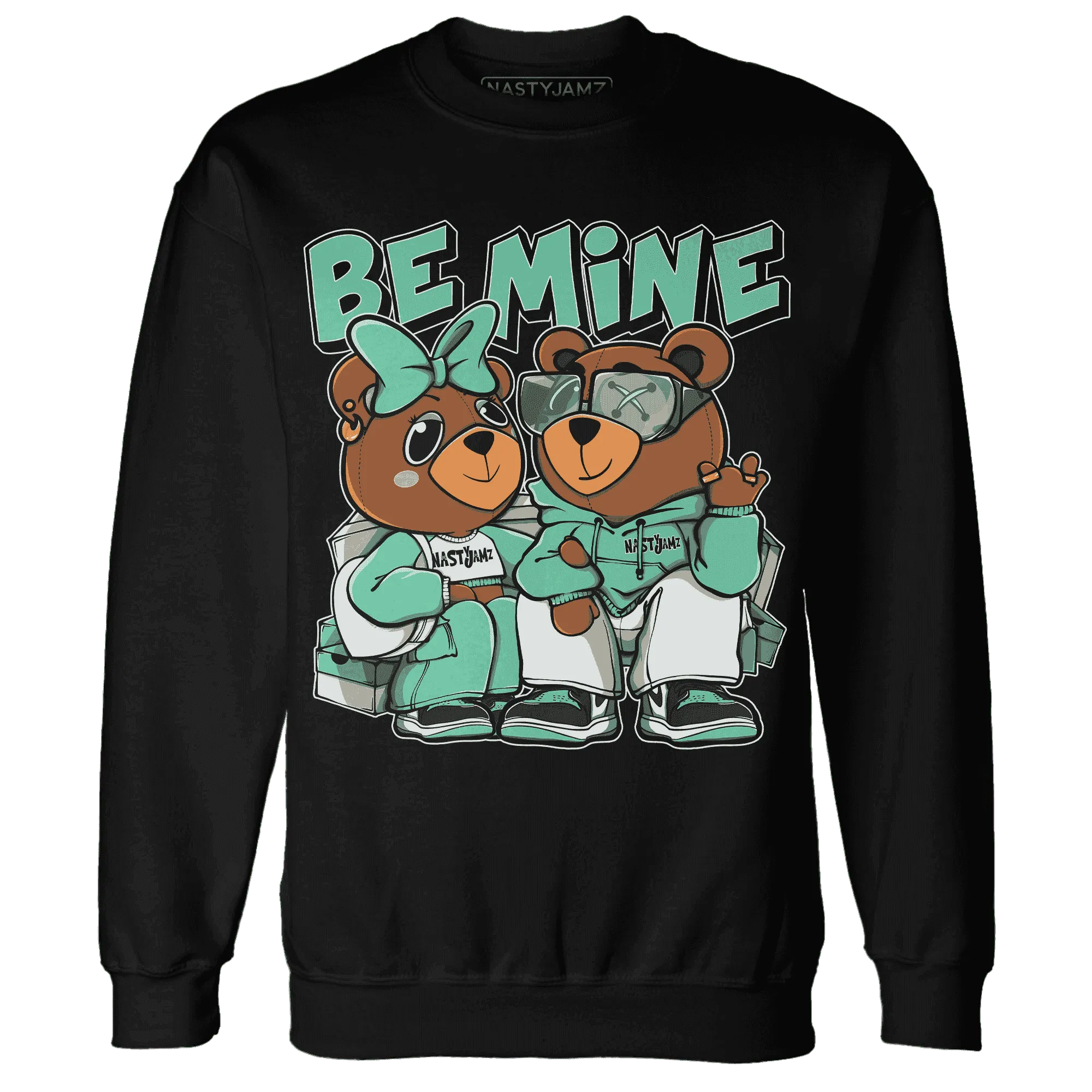 High-OG-Green-Glow-1s-Sweatshirt-Match-Be-Mine-BER
