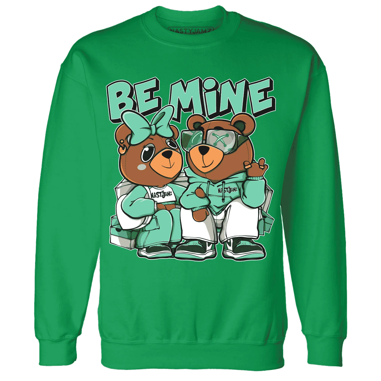 High-OG-Green-Glow-1s-Sweatshirt-Match-Be-Mine-BER