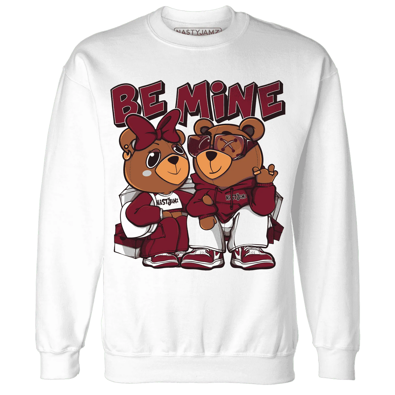 High-White-Team-Red-1s-Sweatshirt-Match-Be-Mine-BER