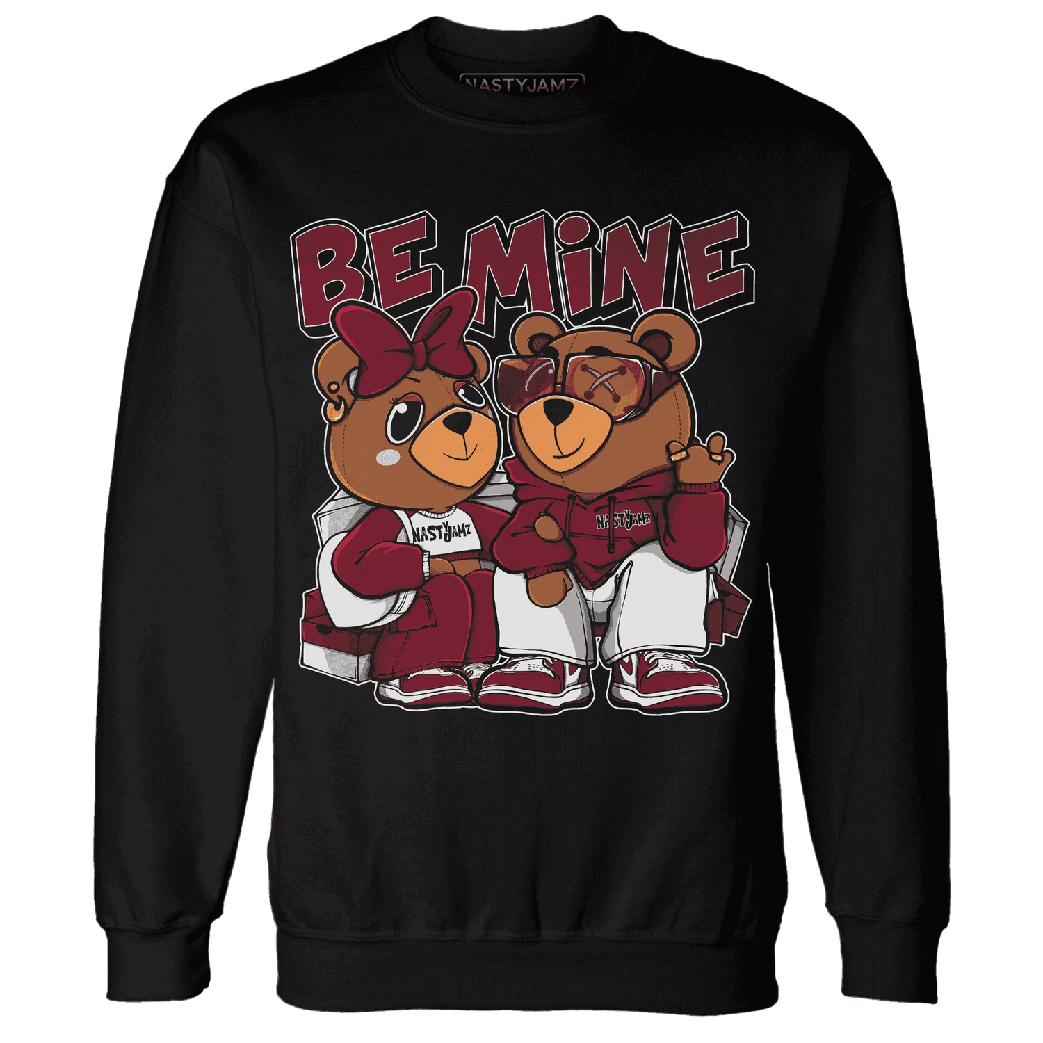 High-White-Team-Red-1s-Sweatshirt-Match-Be-Mine-BER