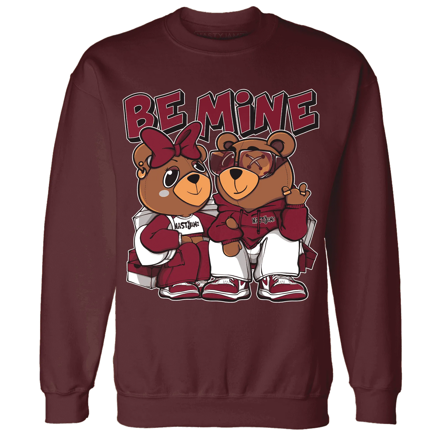 High-White-Team-Red-1s-Sweatshirt-Match-Be-Mine-BER