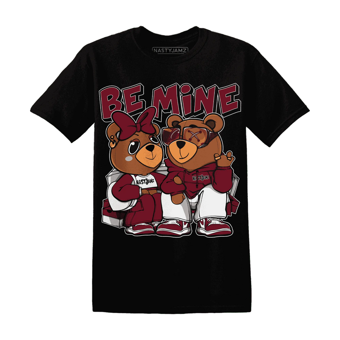 High-White-Team-Red-1s-T-Shirt-Match-Be-Mine-BER