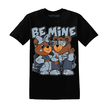 Mid-Diffused-Blue-Grey-1s-T-Shirt-Match-Be-Mine-BER