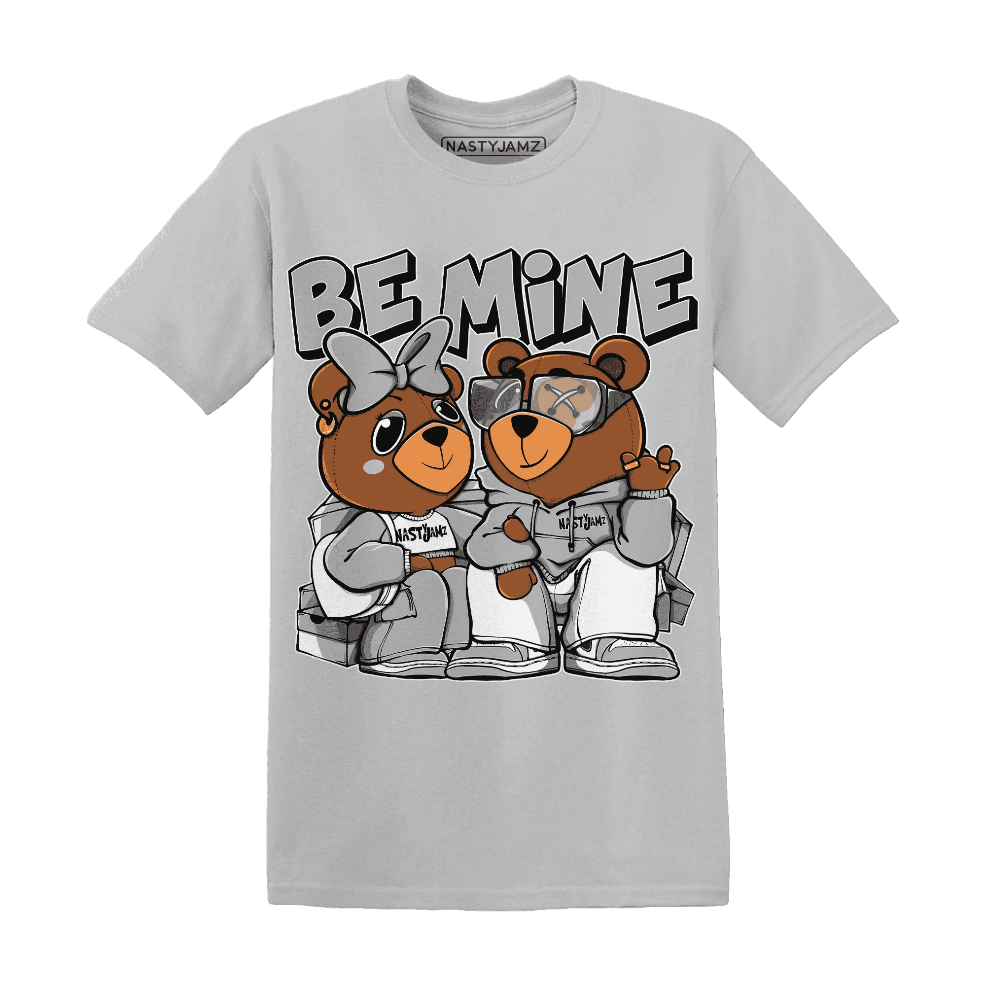 Wolf-Grey-1s-T-Shirt-Match-Be-Mine-BER