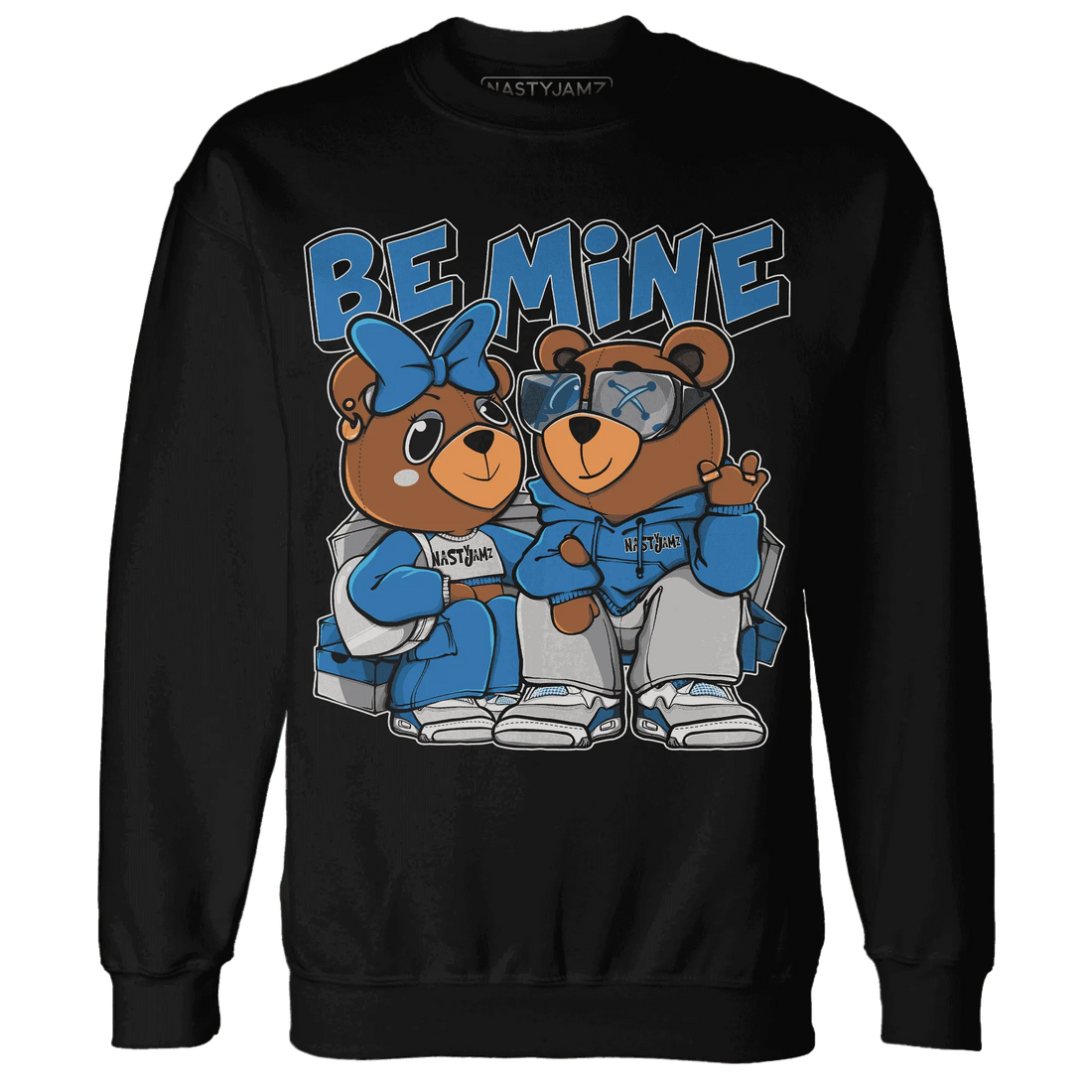 Industrial-Blue-4s-Sweatshirt-Match-Be-Mine-BER