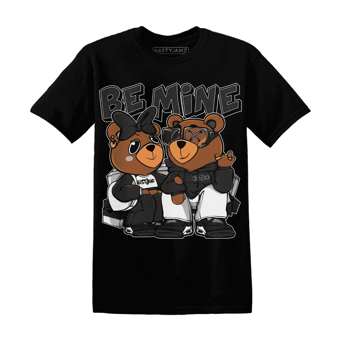 White-Thunder-4s-T-Shirt-Match-Be-Mine-BER