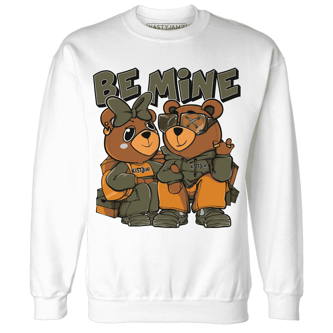 Olive-5s-Sweatshirt-Match-Be-Mine-BER