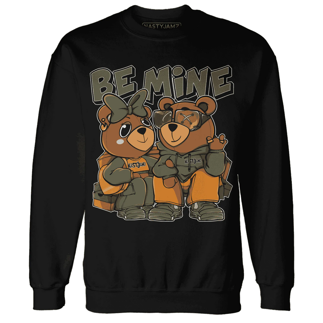 Olive-5s-Sweatshirt-Match-Be-Mine-BER
