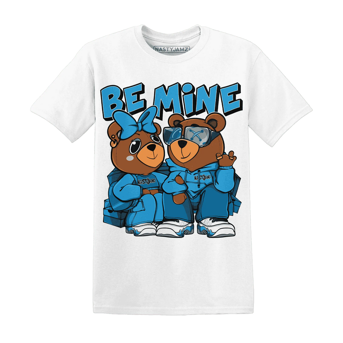 Powder-Blue-9s-T-Shirt-Match-Be-Mine-BER