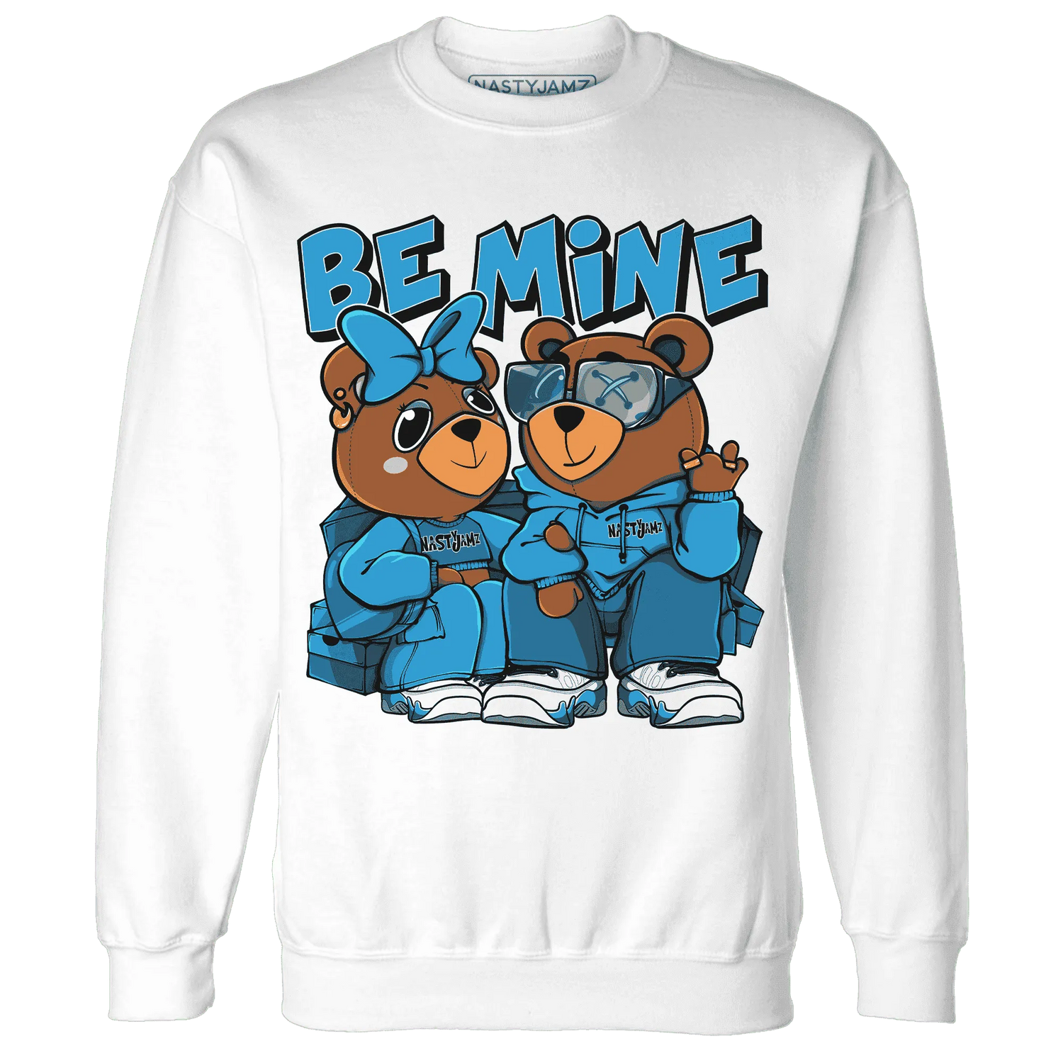 Powder-Blue-9s-Sweatshirt-Match-Be-Mine-BER
