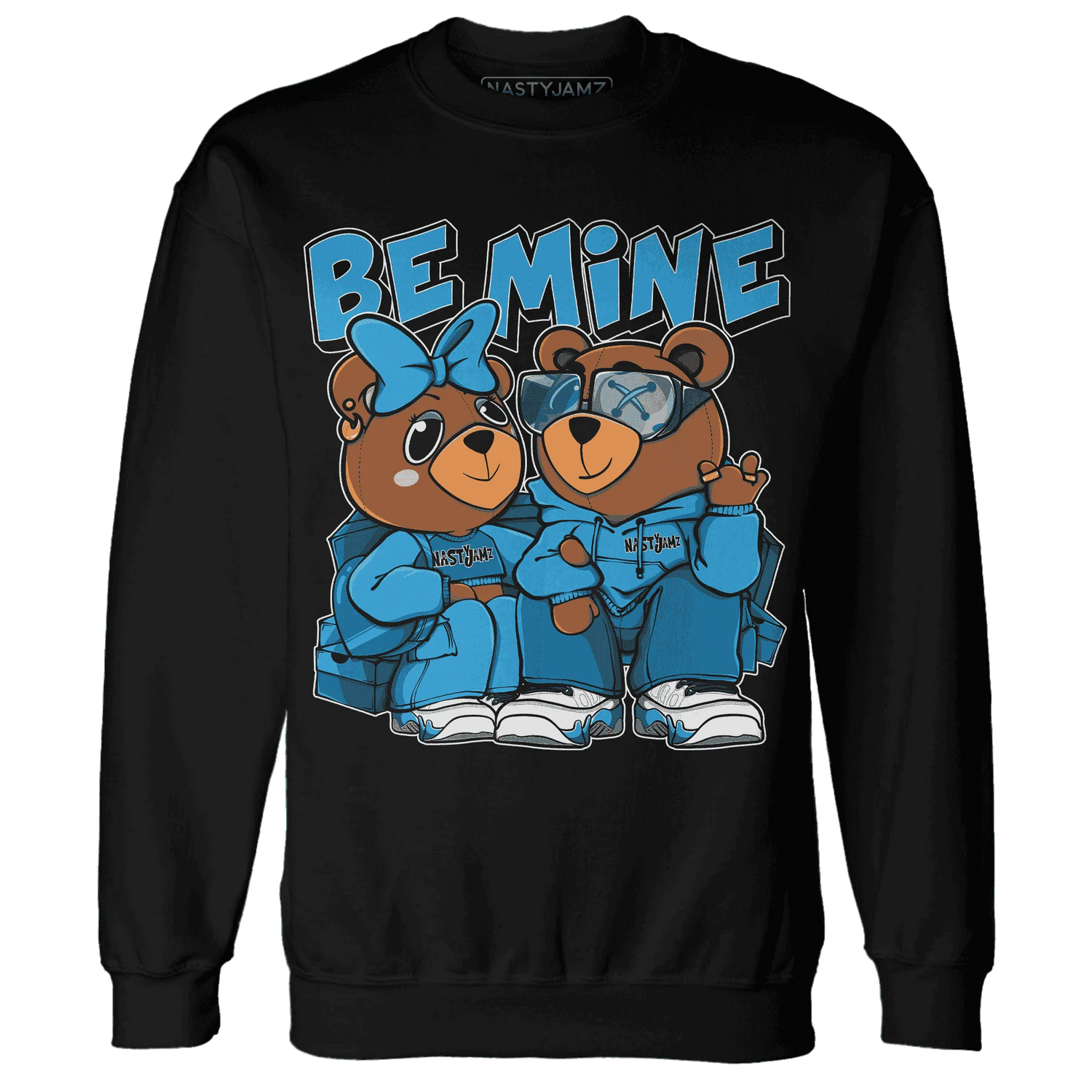 Powder-Blue-9s-Sweatshirt-Match-Be-Mine-BER