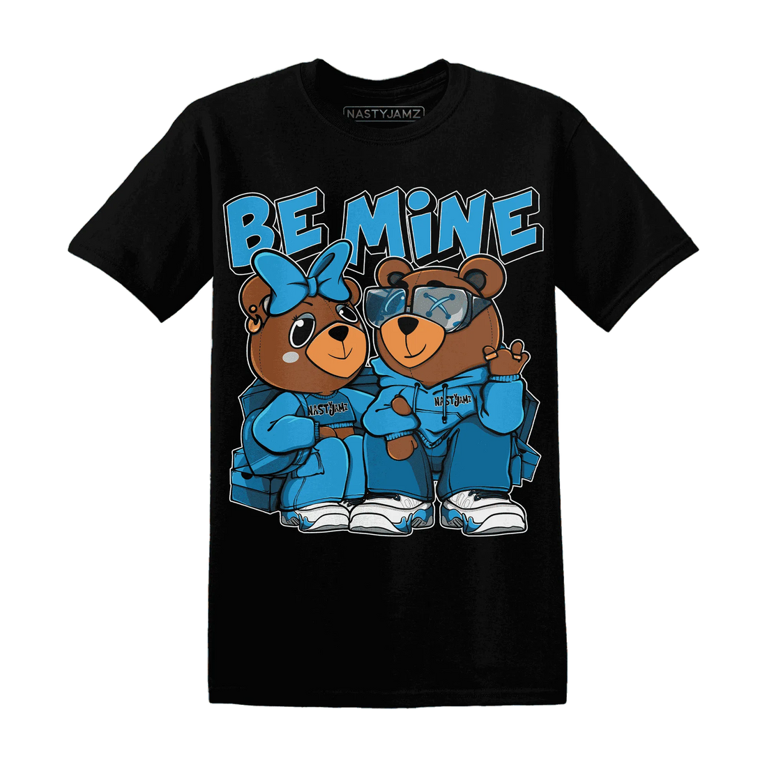 Powder-Blue-9s-T-Shirt-Match-Be-Mine-BER