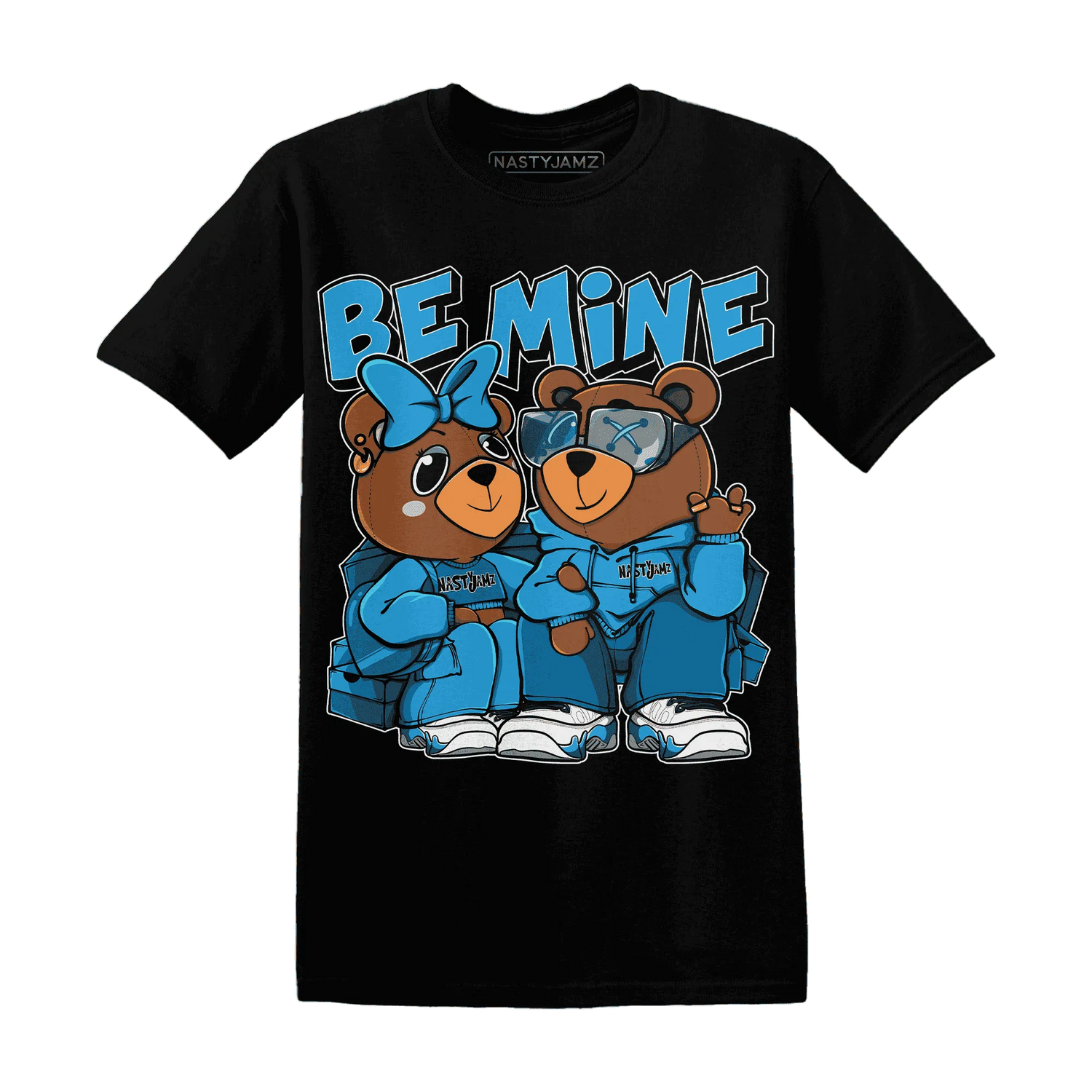 Powder-Blue-9s-T-Shirt-Match-Be-Mine-BER