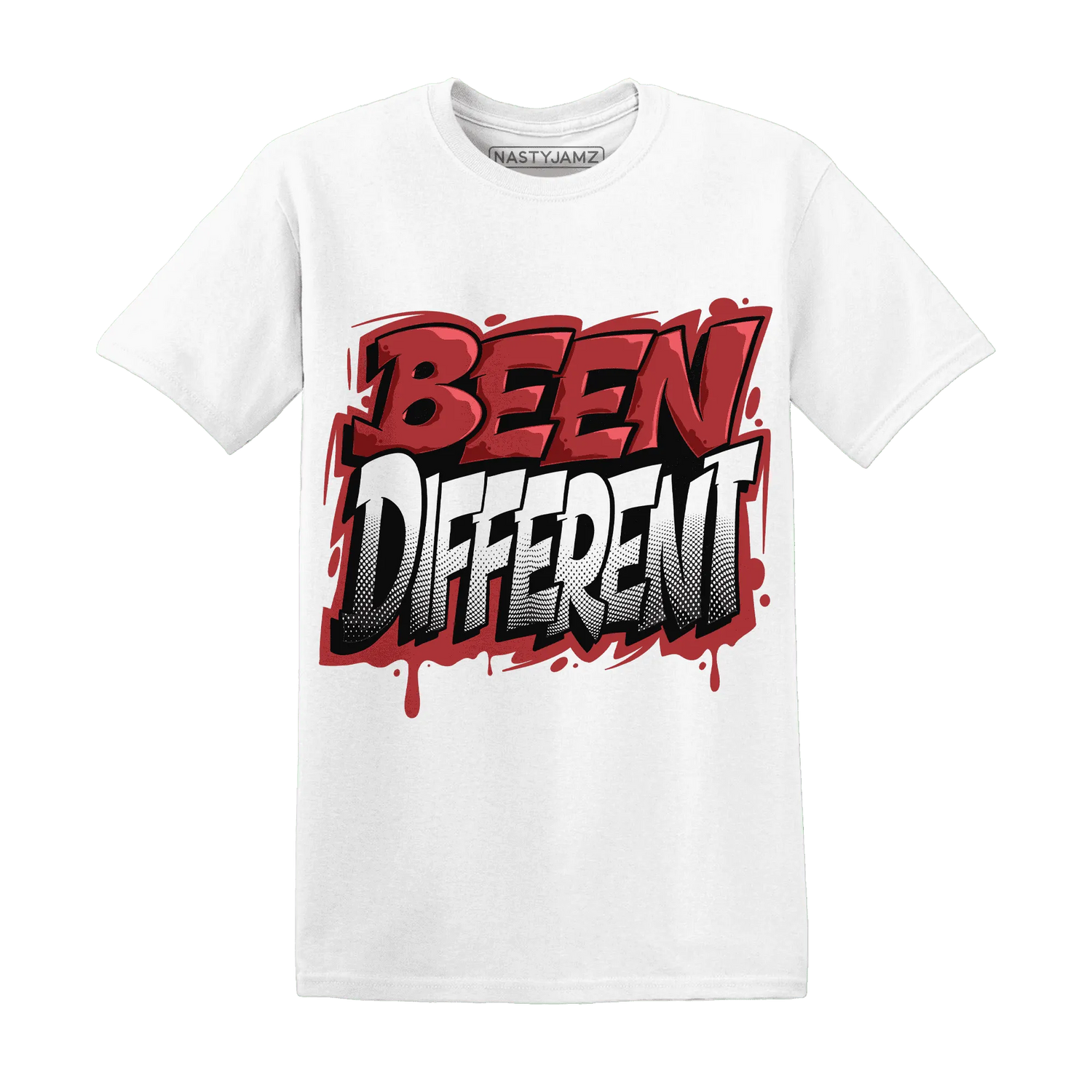 Black-Toe-Reimagined-Red-White-1s-T-Shirt-Match-Become-Different
