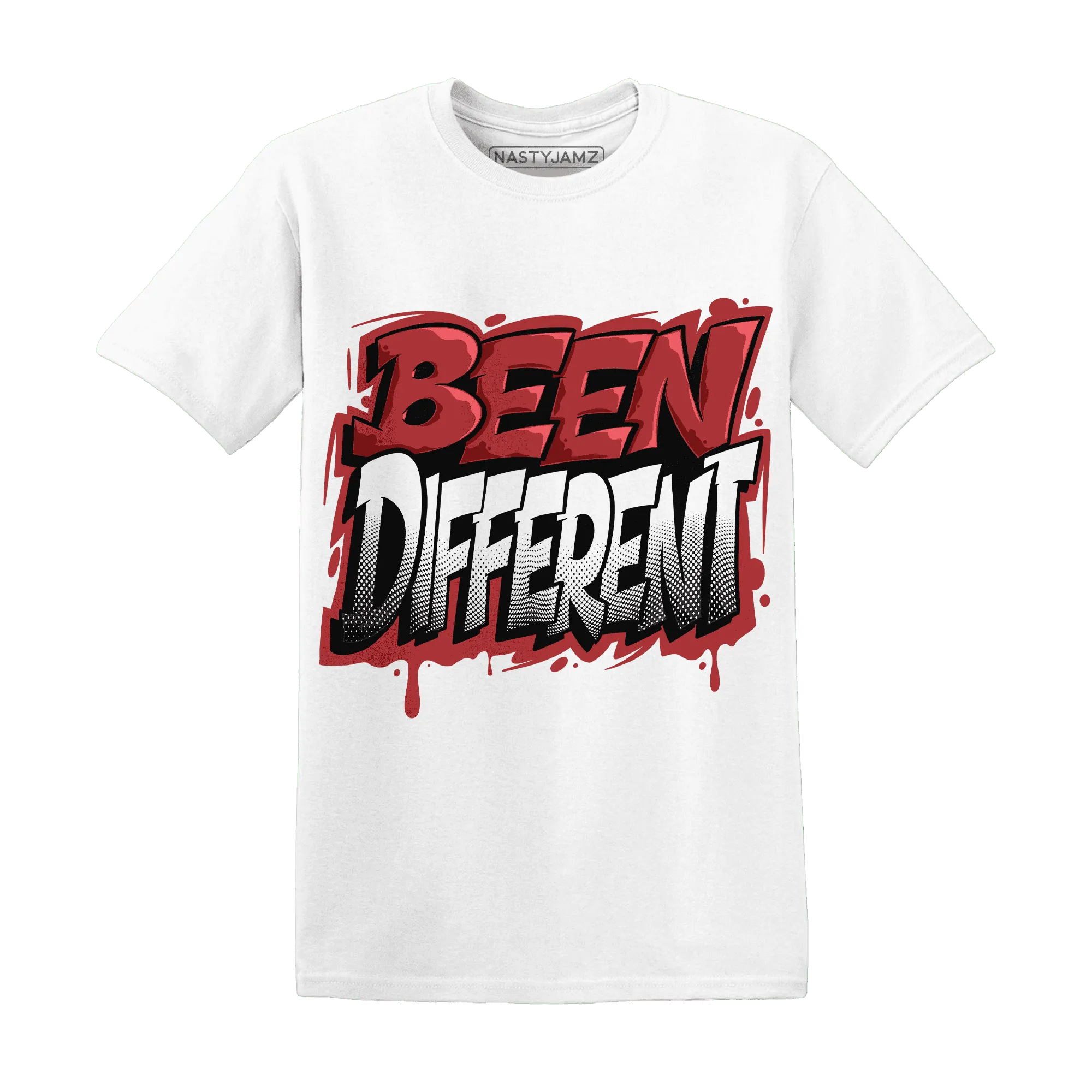 Black-Toe-Reimagined-Red-White-1s-T-Shirt-Match-Become-Different