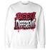 High 85 Metallic Burgundy 1s Sweatshirt Match Become Different - NastyJamz