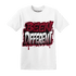 High White Team Red 1s T Shirt Become Different - NastyJamz
