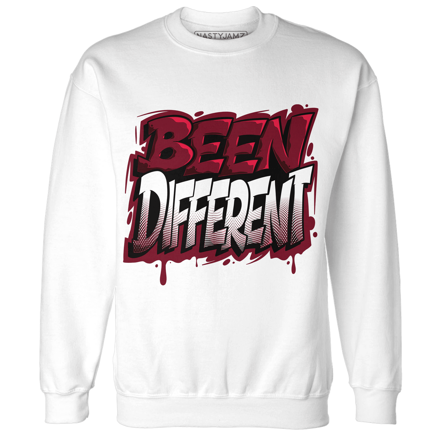 High White Team Red 1s Sweatshirt Match Become Different - NastyJamz
