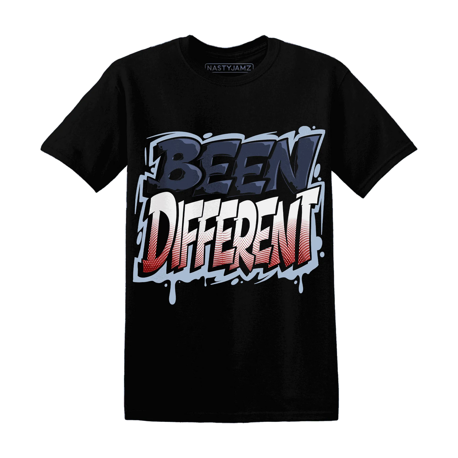 White-Navy-6s-T-Shirt-Match-Become-Different