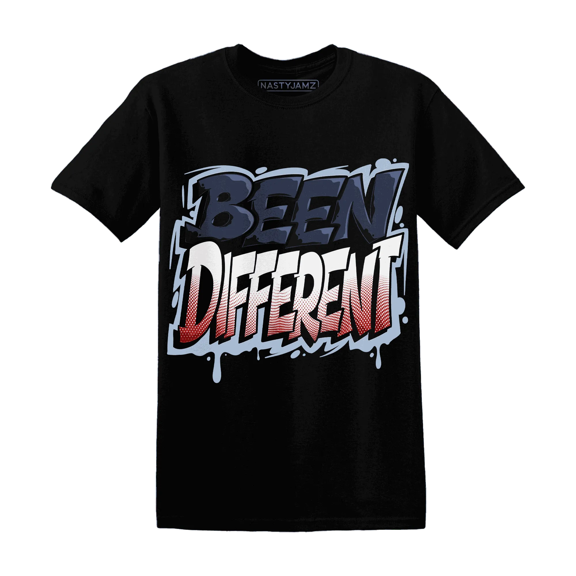 White-Navy-6s-T-Shirt-Match-Become-Different