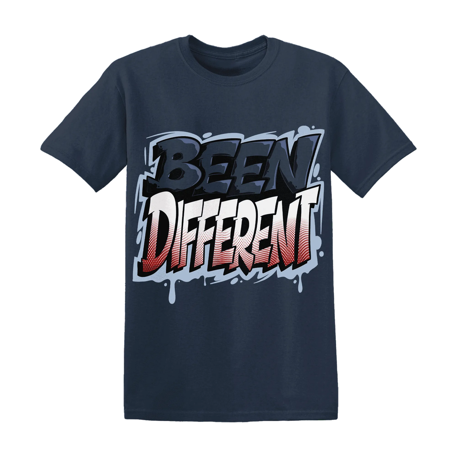 White-Navy-6s-T-Shirt-Match-Become-Different