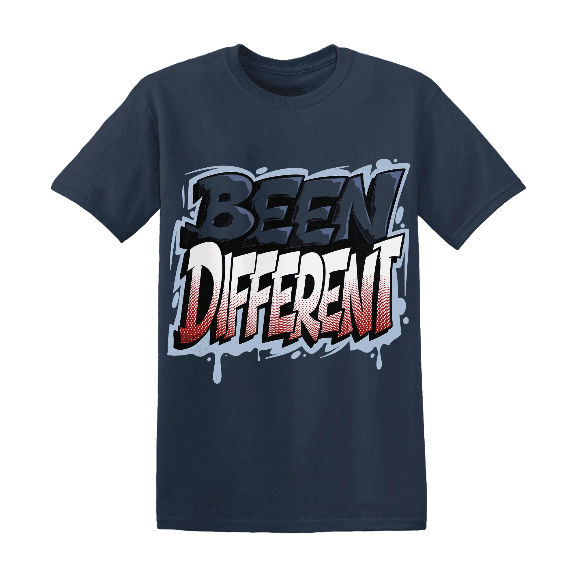 White-Navy-6s-T-Shirt-Match-Become-Different