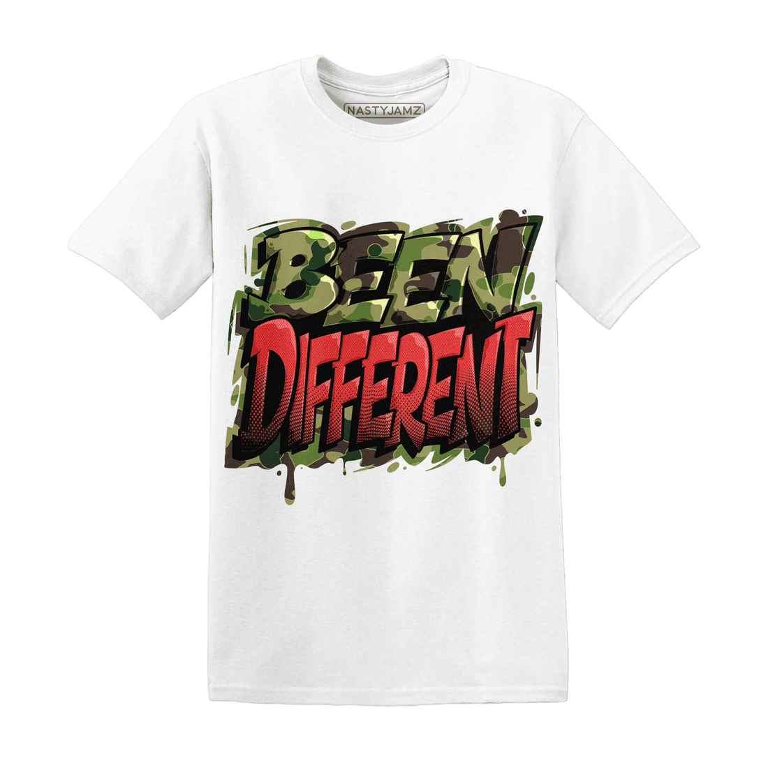 AM-90-Dark-Sage-Solar-Red-T-Shirt-Match-Become-Different