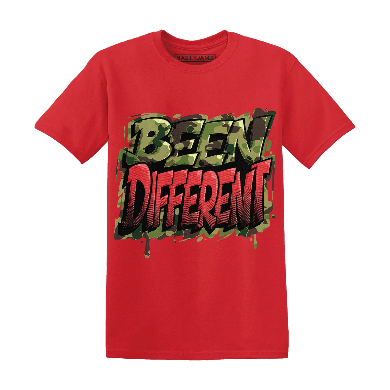 AM-90-Dark-Sage-Solar-Red-T-Shirt-Match-Become-Different