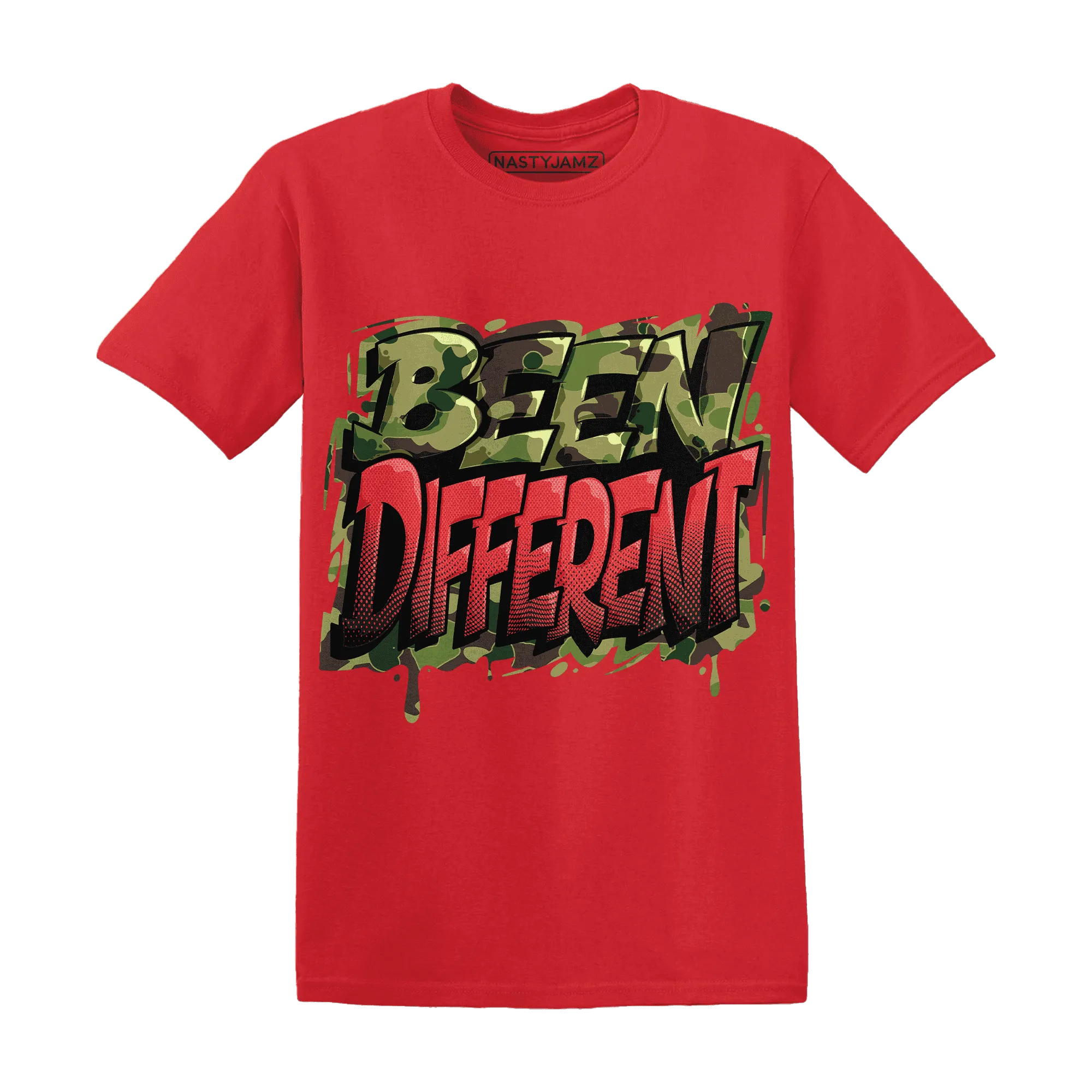 AM-90-Dark-Sage-Solar-Red-T-Shirt-Match-Become-Different