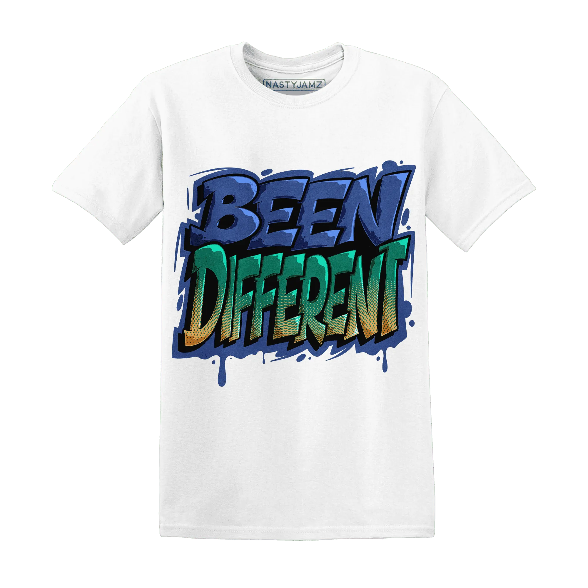 Dunk-Hyper-Royal-Malachite-T-Shirt-Match-Become-Different