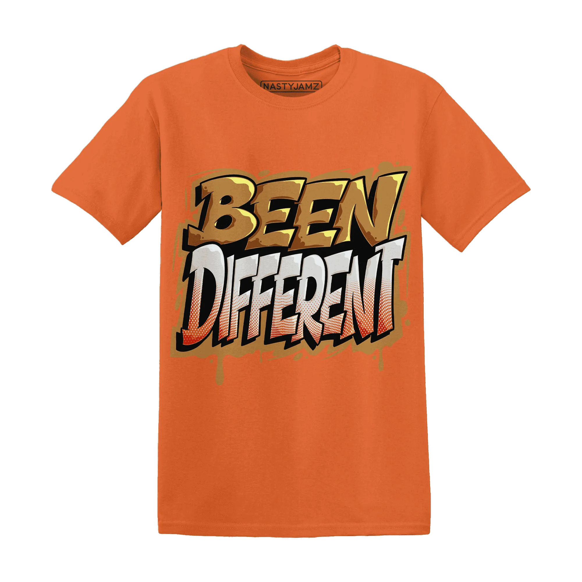 Dunk-Low-Retro-Wheat-Orange-T-Shirt-Match-Become-Different