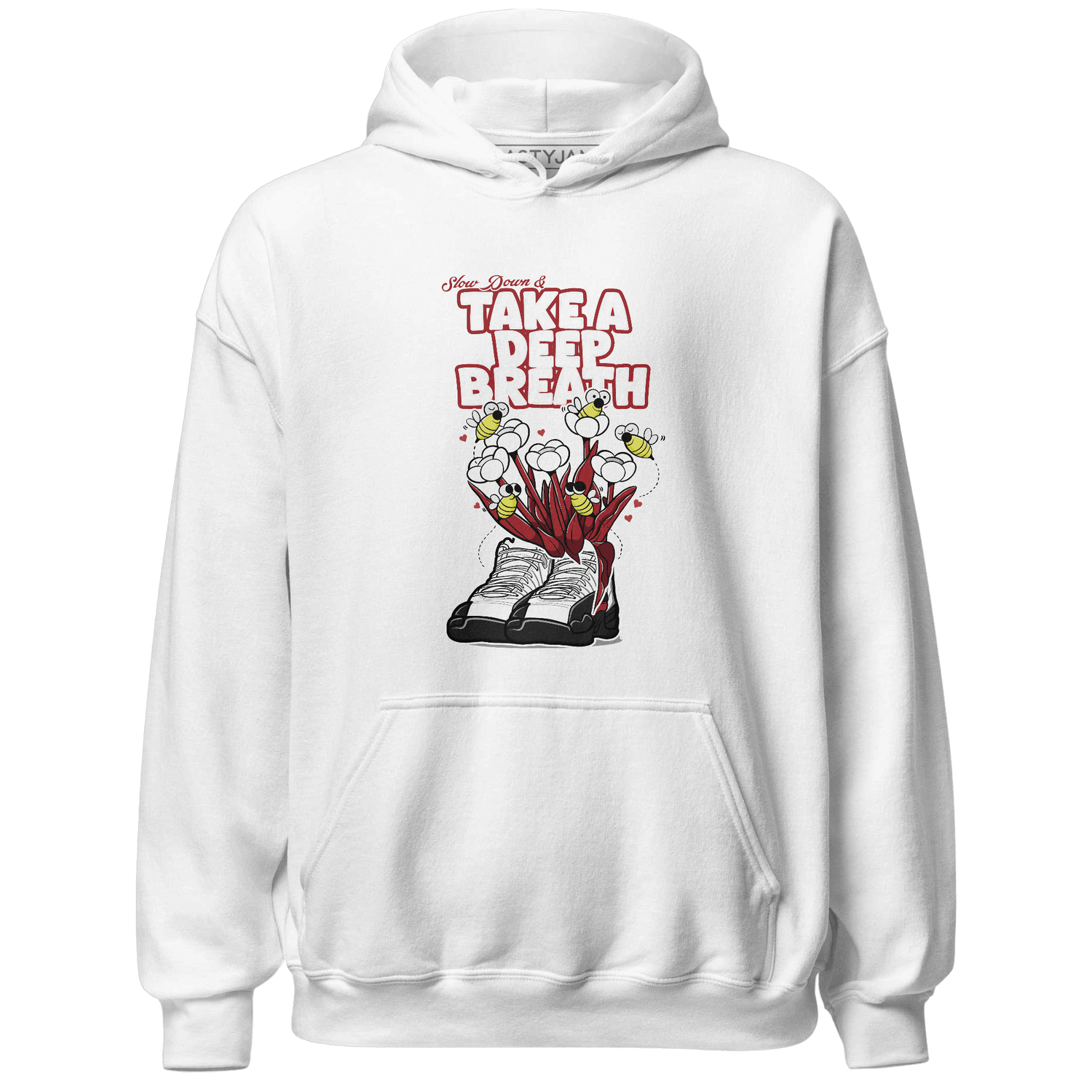 Retro Red Taxi 12s Hoodie Match Bee Sneaker - NastyJamz