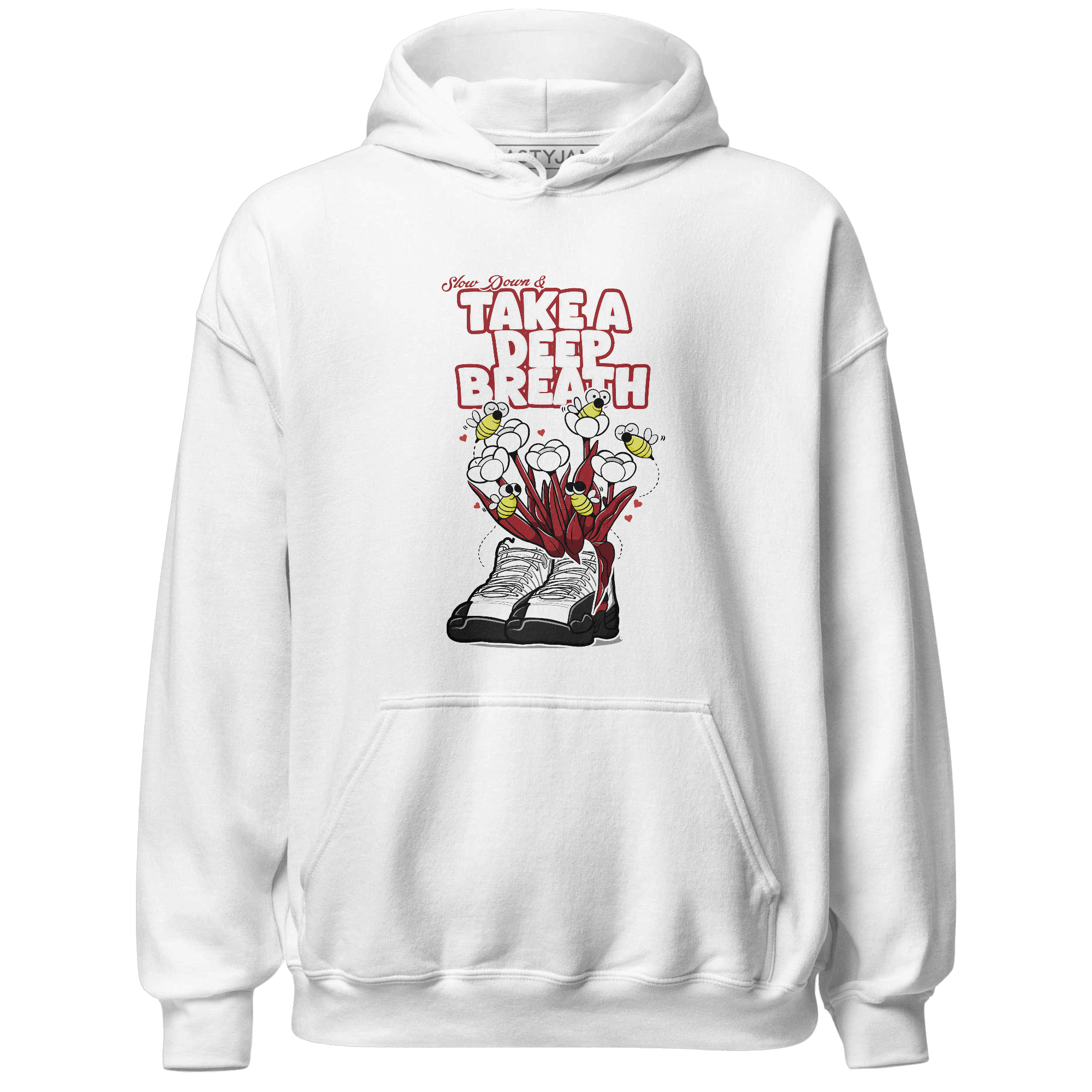 Retro Red Taxi 12s Hoodie Match Bee Sneaker - NastyJamz