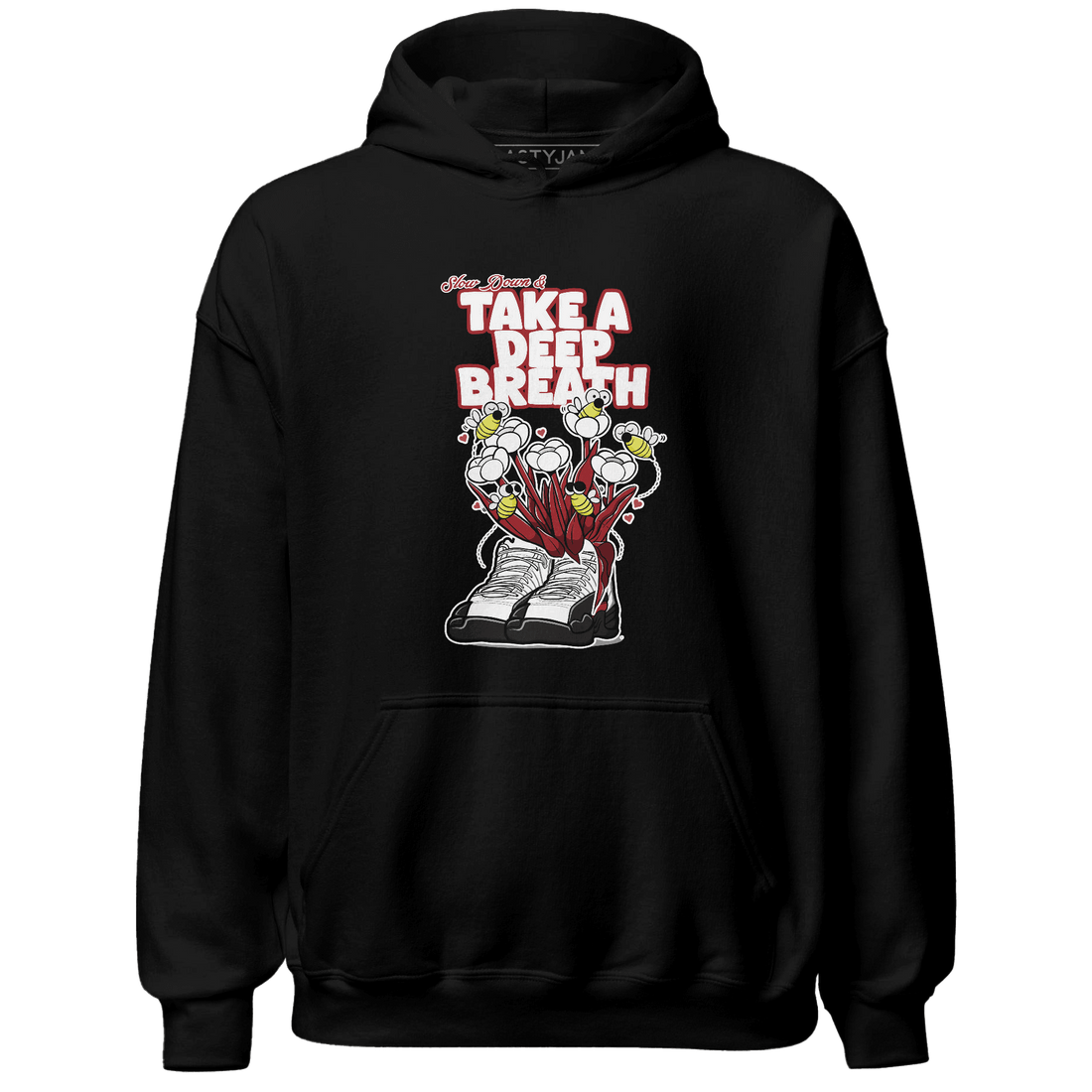 Retro Red Taxi 12s Hoodie Match Bee Sneaker - NastyJamz