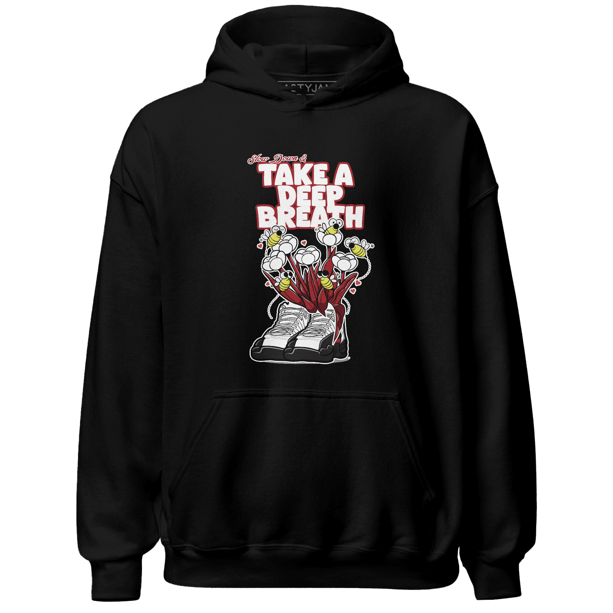 Retro Red Taxi 12s Hoodie Match Bee Sneaker - NastyJamz