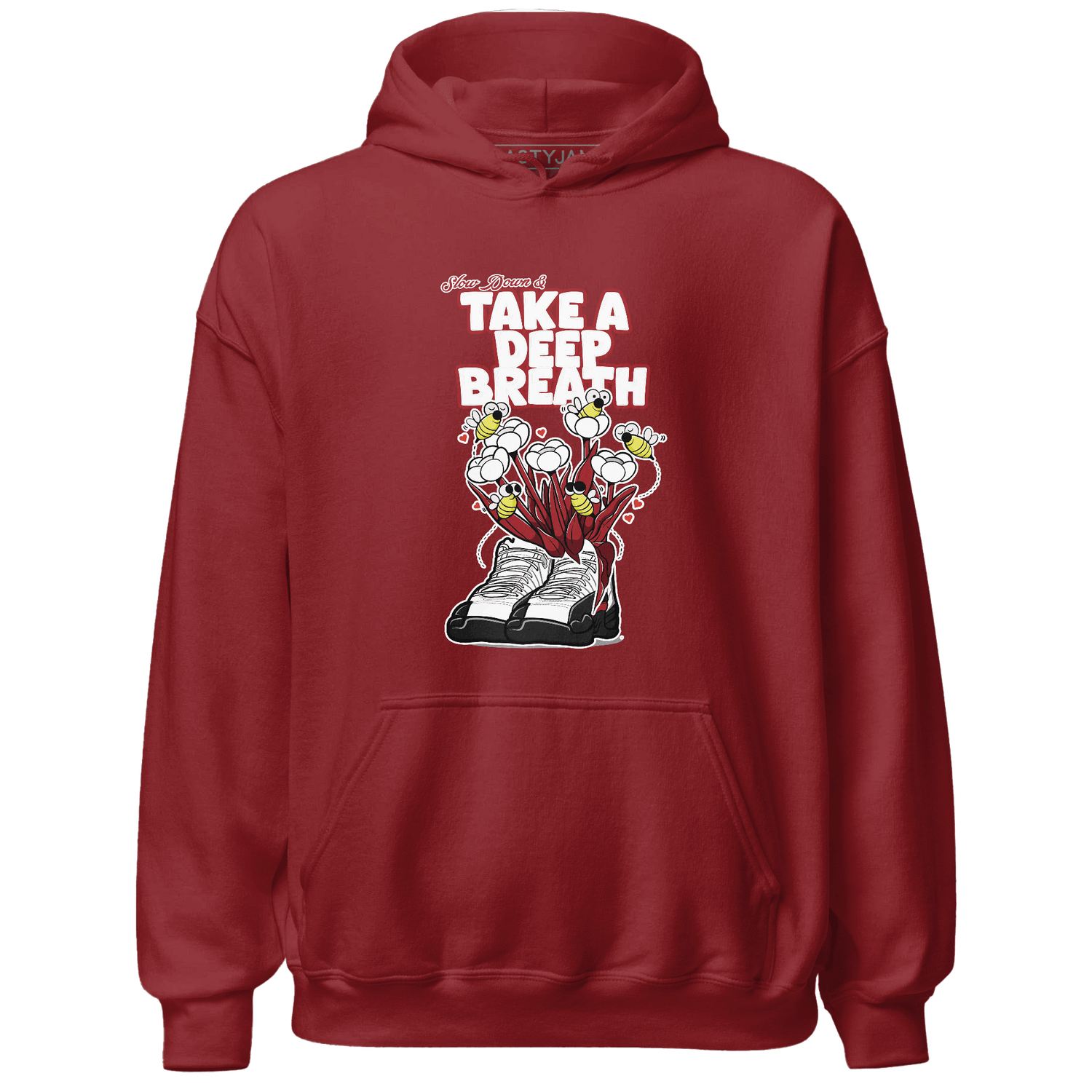 Retro Red Taxi 12s Hoodie Match Bee Sneaker - NastyJamz