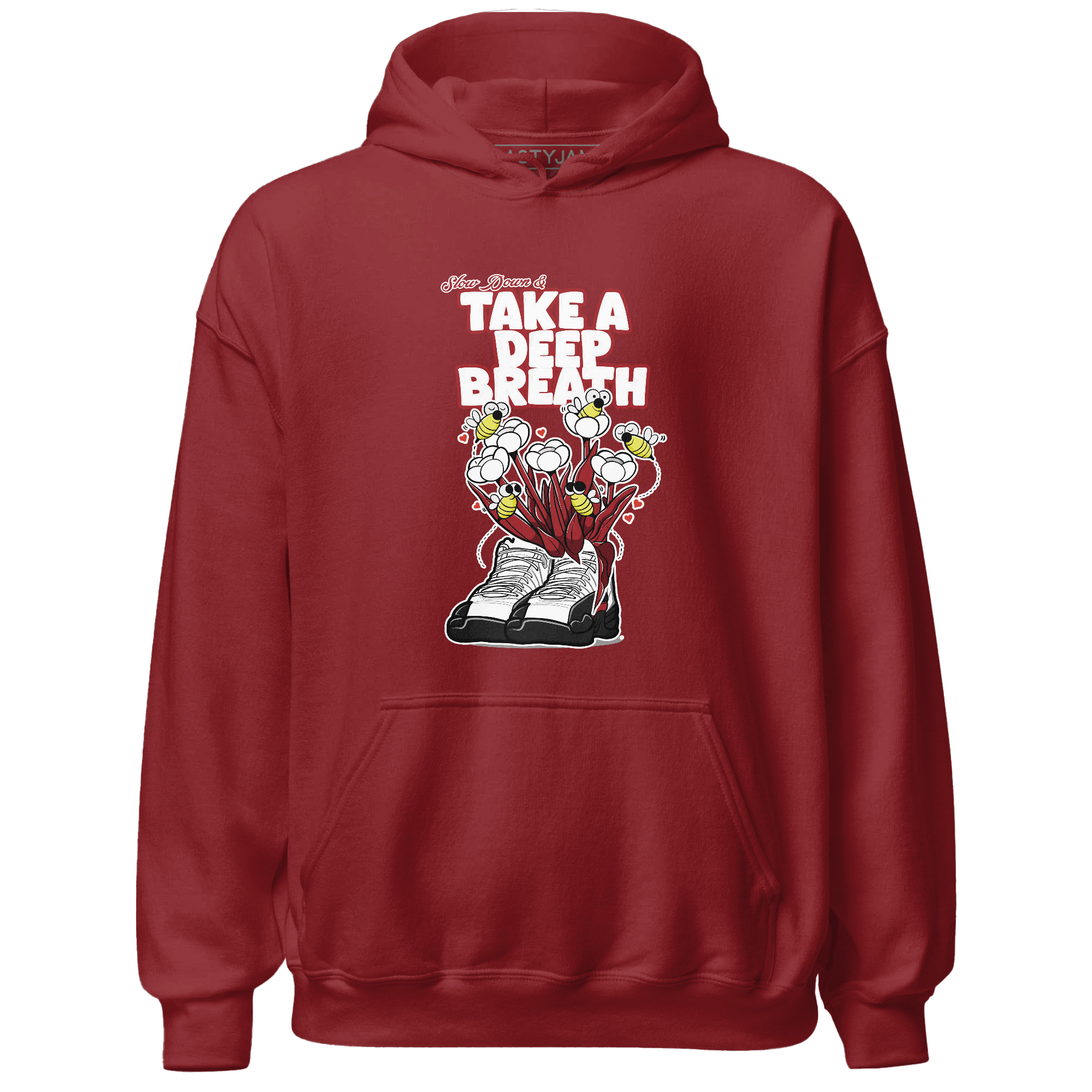 Retro Red Taxi 12s Hoodie Match Bee Sneaker - NastyJamz