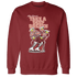 Dune Red 13s Sweatshirt Match Bee Sneaker - NastyJamz