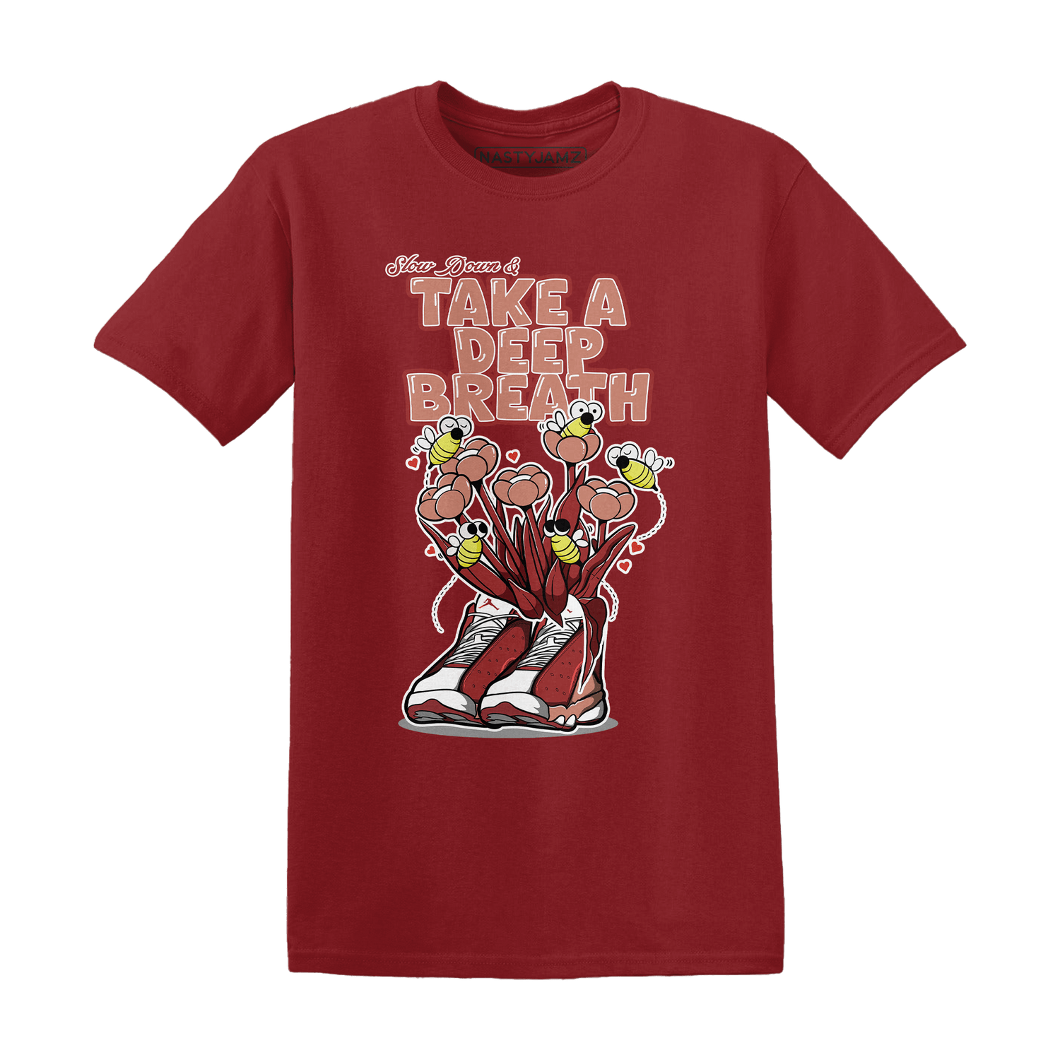 Dune Red 13s T Shirt Match Bee Sneaker - NastyJamz