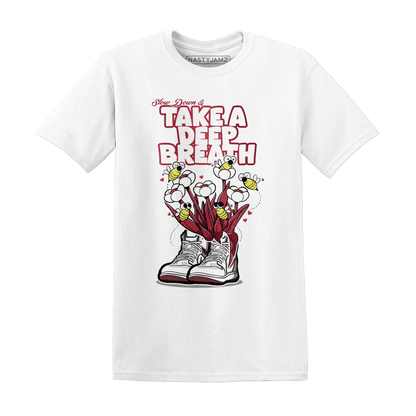 High 85 Metallic Burgundy 1s T Shirt Match Bee Sneaker - NastyJamz