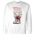 High 85 Metallic Burgundy 1s Sweatshirt Match Bee Sneaker - NastyJamz